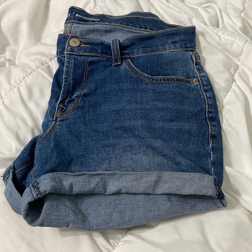 denim shorts